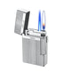 Double Flame Butane Lighter - Windproof Torch for Men