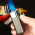 Windproof 4 Jet Flame Cigar Torch Lighter