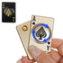 USB Metal Poker Lighter - Windproof and Portable